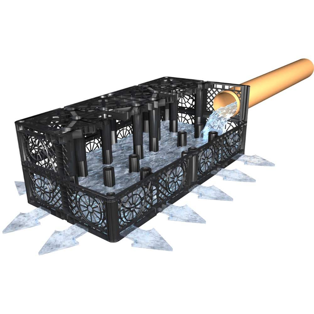 Rain Bloc Soakaway Crate Illustration
