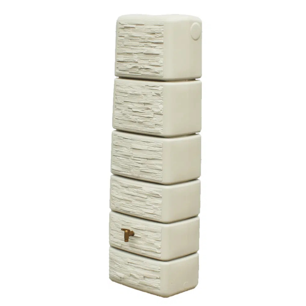 Slim Stone Decor Wall Tank 500 litres Sand Beige)